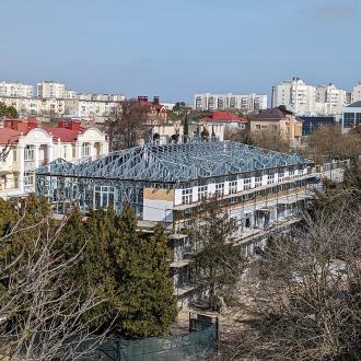 Строительство корпуса №44 подходит к концу